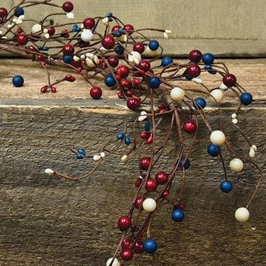 Americana Berry Garland - The Fox Decor